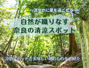 自然が織りなす奈良の涼感スポット